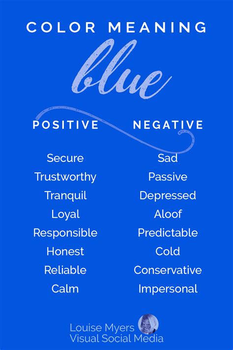 blue color meaning personality.